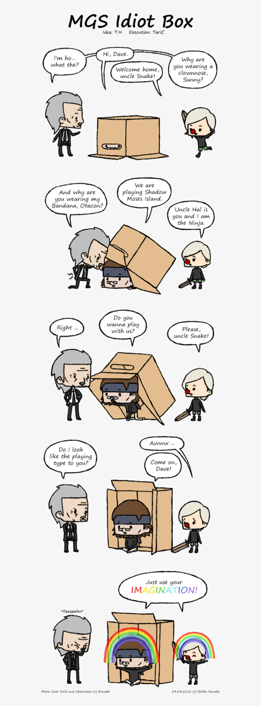 Mgs Ldiot Box Idea - Cartoon, HD Png Download, Free Download