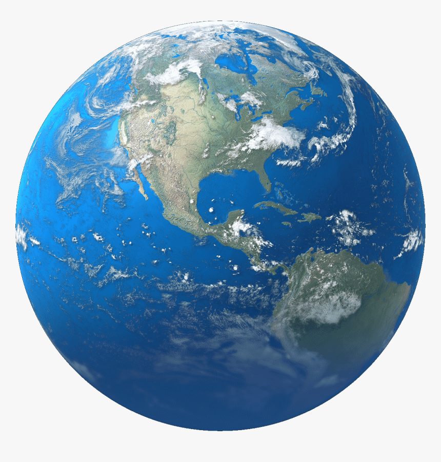 Continents Of The - Globe Seven Continents, HD Png Download, Free Download