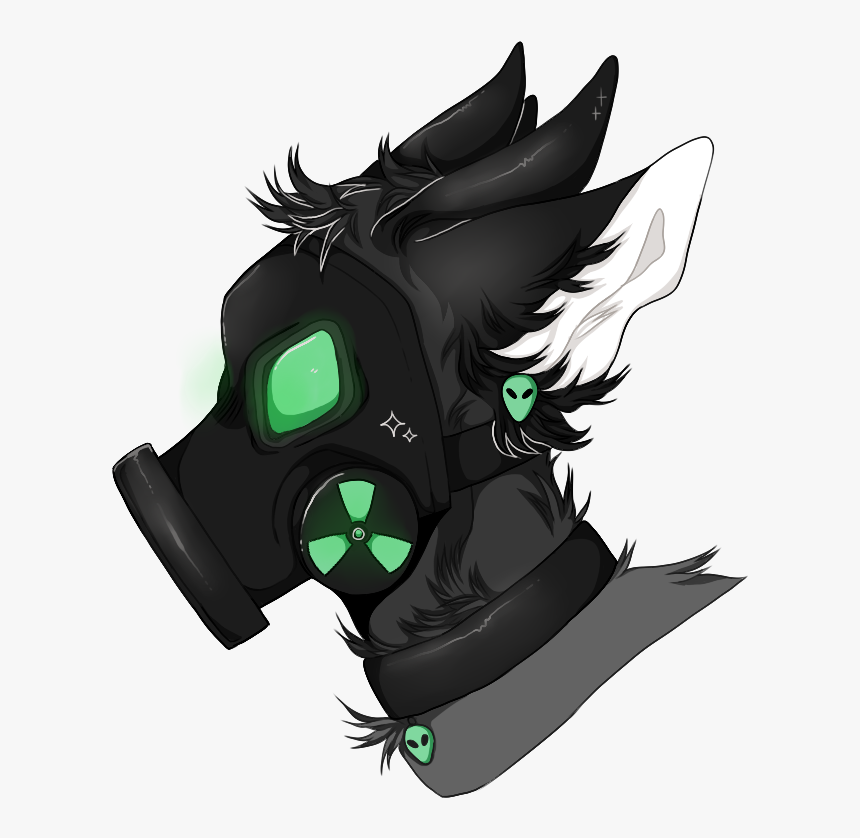 Drawn Gas Mask Aesthetic - Gas Mask Furry Art, HD Png Download, Free Download