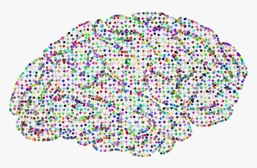 Transparent Molecule Clipart - Prismatic Lowlie Brain Png, Png Download, Free Download