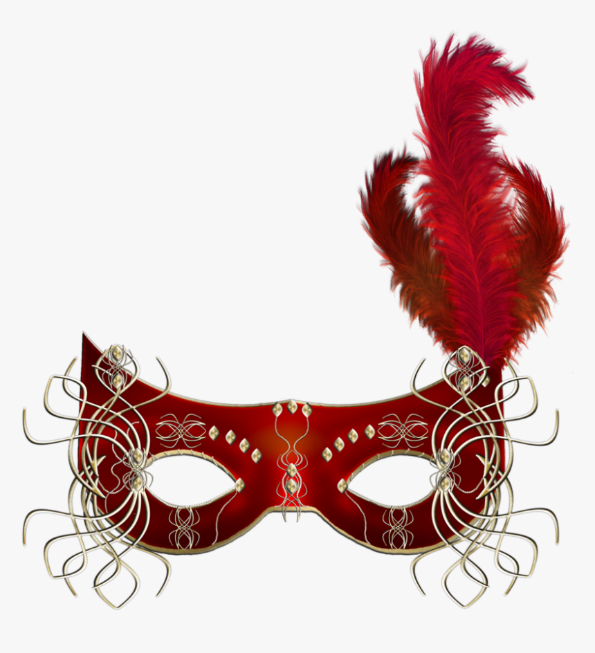 Red Mask Clipart - Red Masquerade Mask Transparent Png, Png Download, Free Download