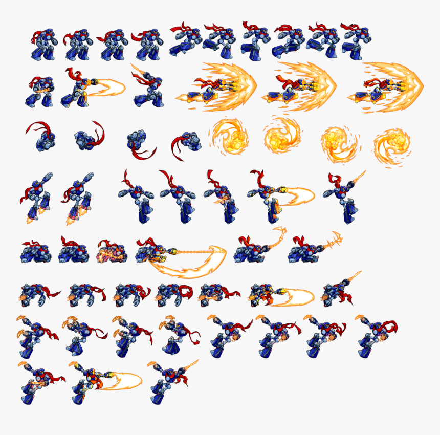 Ninja Sprite Sheet Png, Transparent Png, Free Download