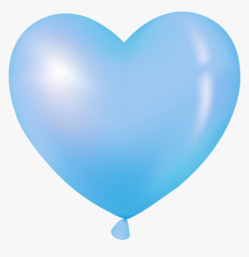 Blue Heart Balloon Clip Art - Blue Heart Balloon Png, Transparent Png, Free Download