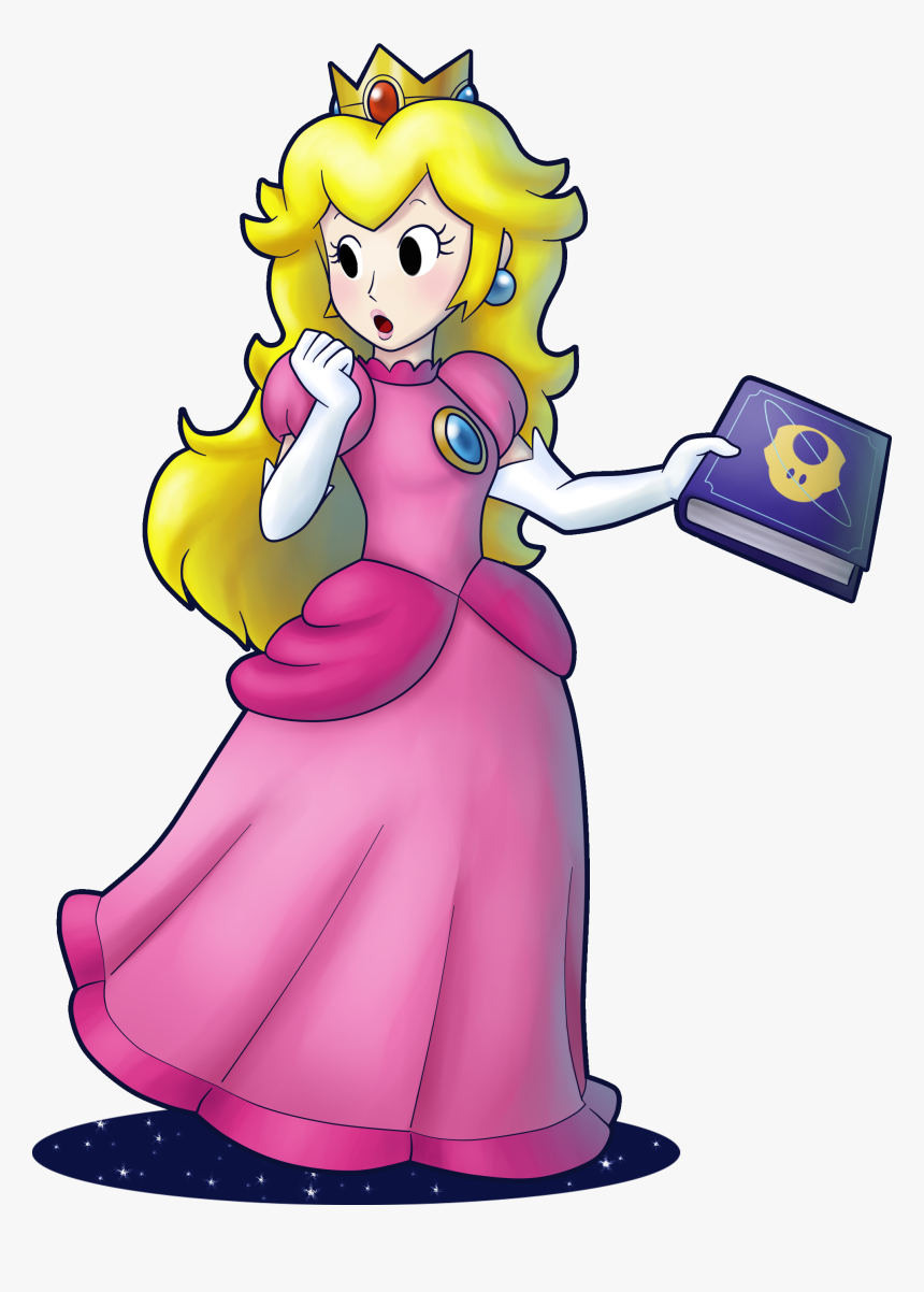 Princess Peach Clipart Confused - Mario And Luigi Partners In Time Princess Peach, HD Png Download, Free Download