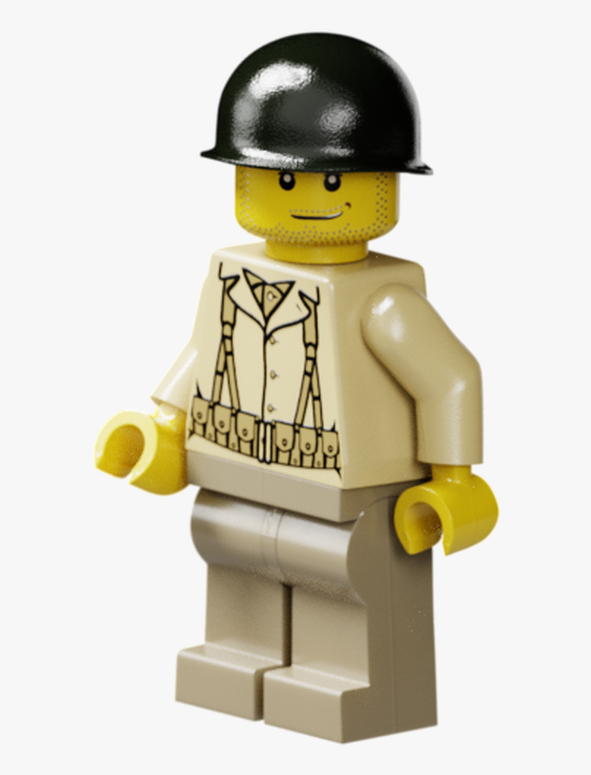 World War Ii Us Rifleman - Lego Us Ww2 Soldier, HD Png Download, Free Download