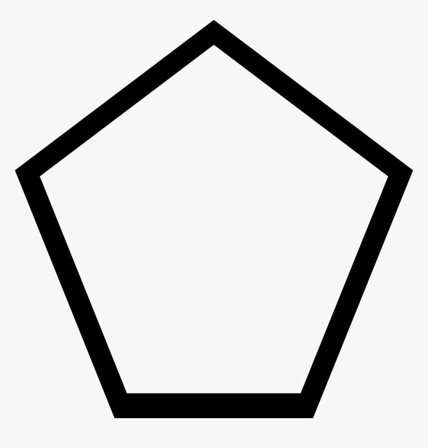 Hexagon Clipart Geometry - Pentagon Png, Transparent Png, Free Download