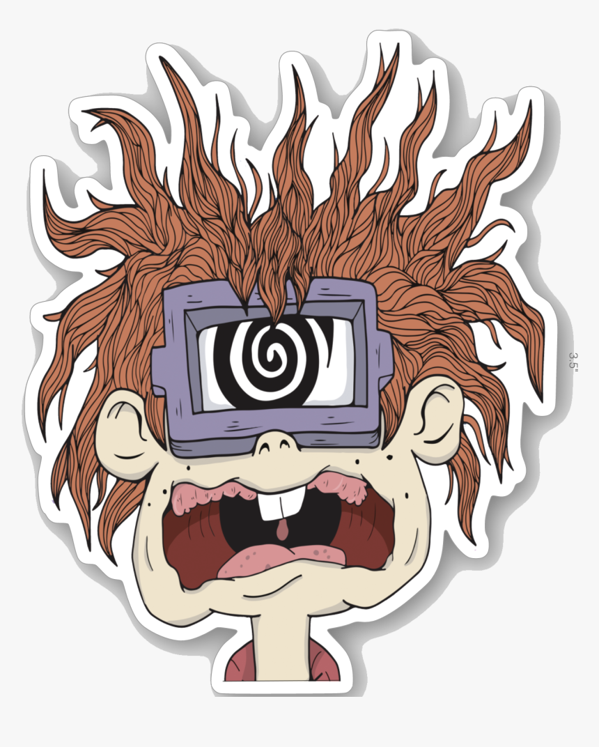 Image Of Schizo Sticker - Cartoon, HD Png Download, Free Download