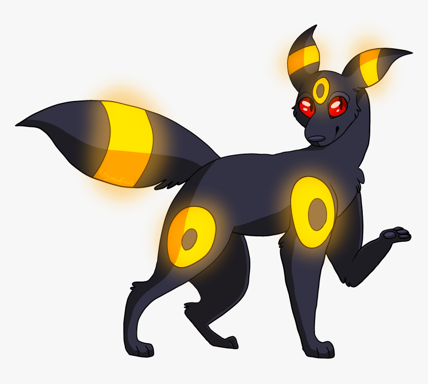 Black-cat - Wolf As Umbreon, HD Png Download, Free Download