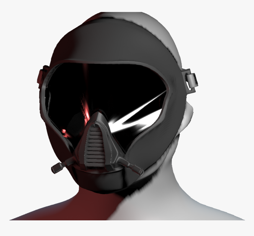 Clip Art Futuristic Gas Mask - Futuristic Looking Gas Mask, HD Png Download, Free Download