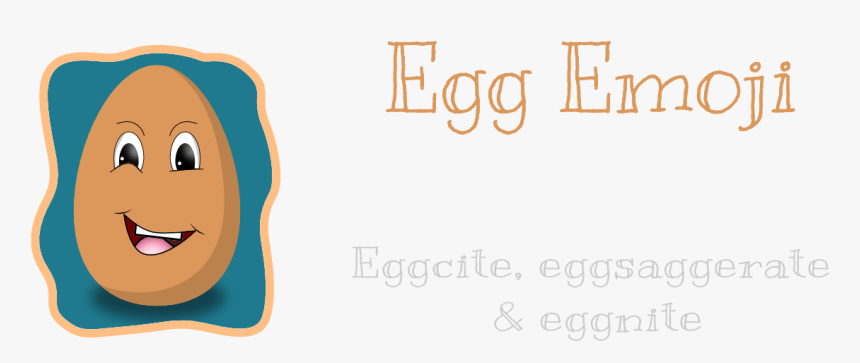 Egg Emoji Line Digital Stickers - Graphic Design, HD Png Download, Free Download