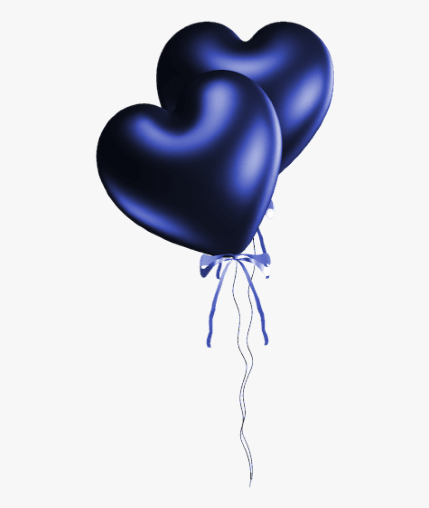 Free Png Download Blue Heart Balloons Png Images Background - Blue Heart Images Download, Transparent Png, Free Download