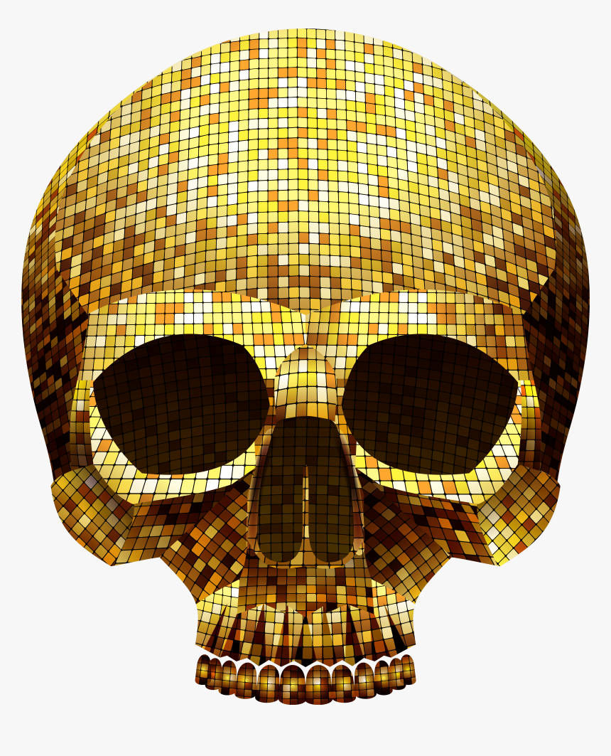 Transparent Skull Png , Png Download - Golden Skull Png, Png Download, Free Download