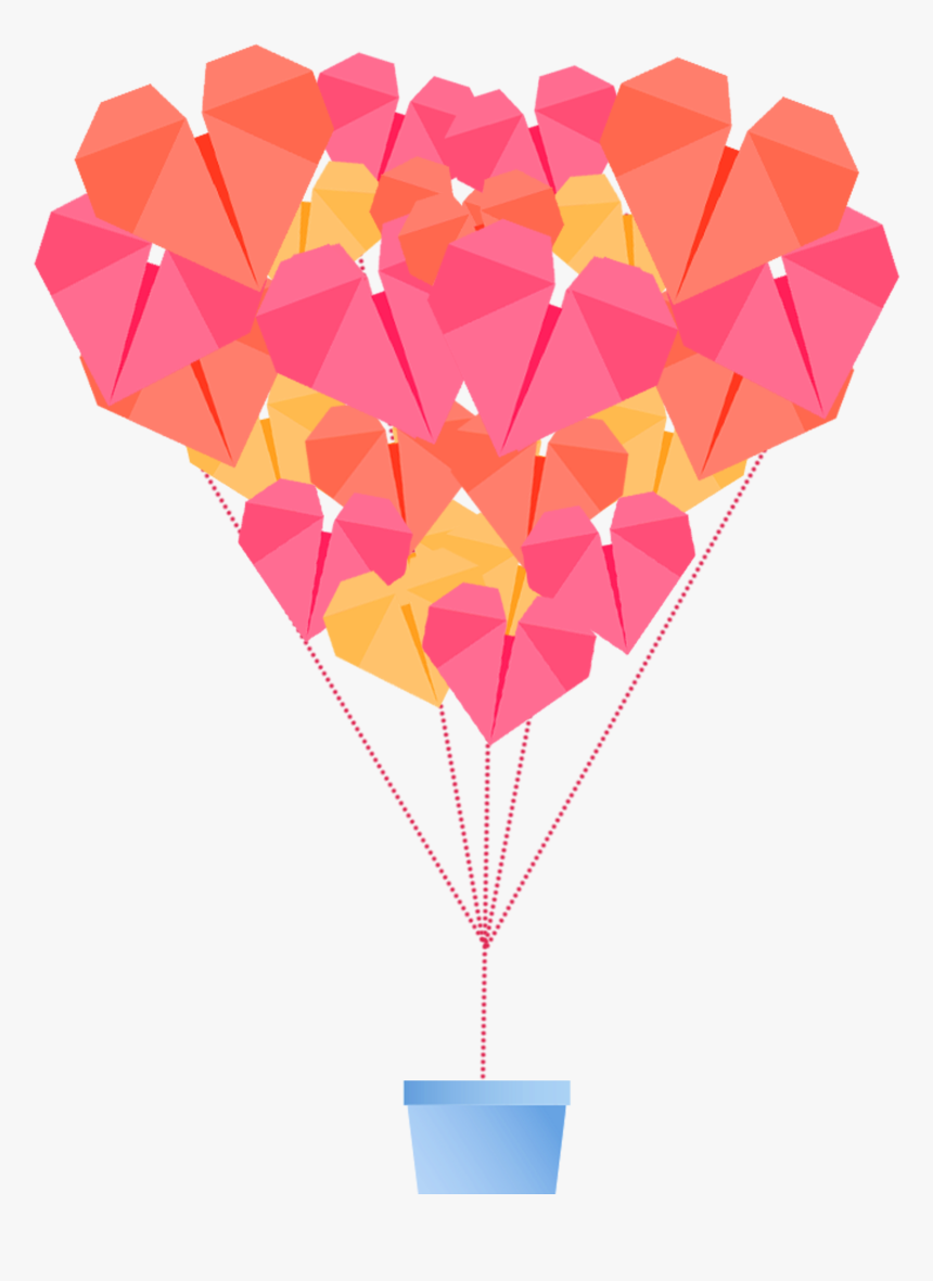 Origami Style Balloon Png Image Free Download Searchpng - Hot Air Balloon, Transparent Png, Free Download