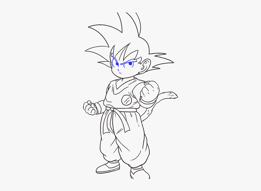 Drawing Goku Ultra Instinct Easy, HD Png Download, Free Download