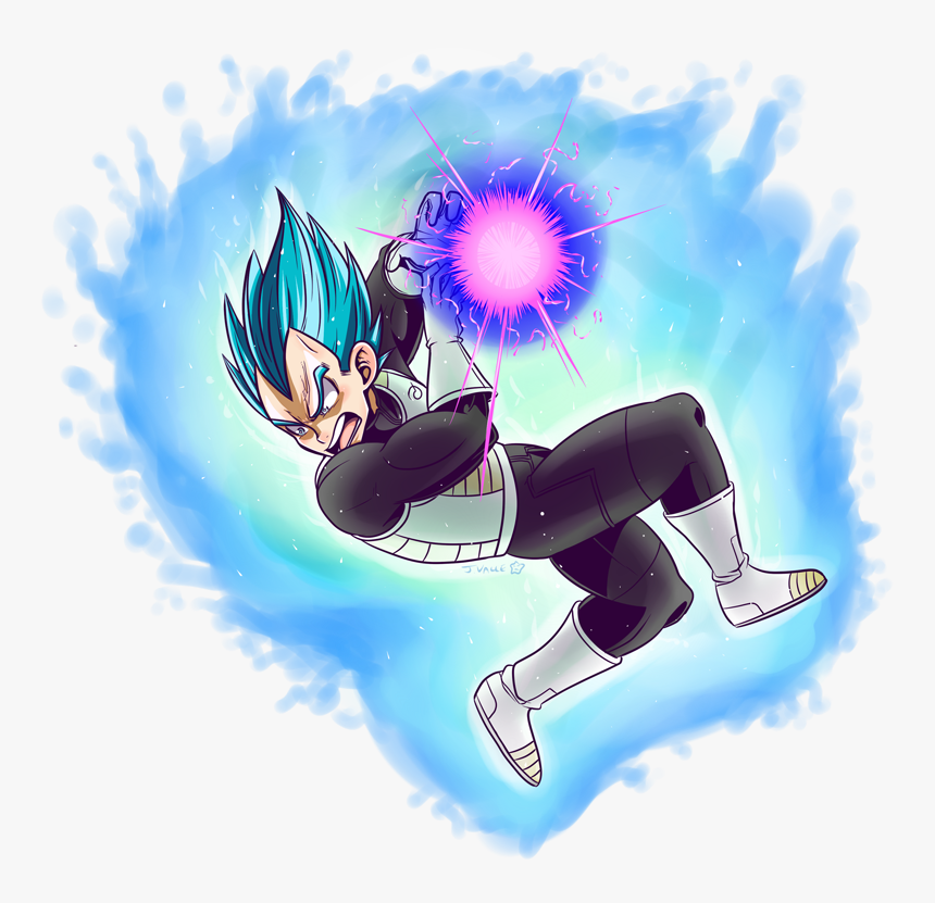 Vegeta Super Saiyan Blue Galic Gun, HD Png Download, Free Download