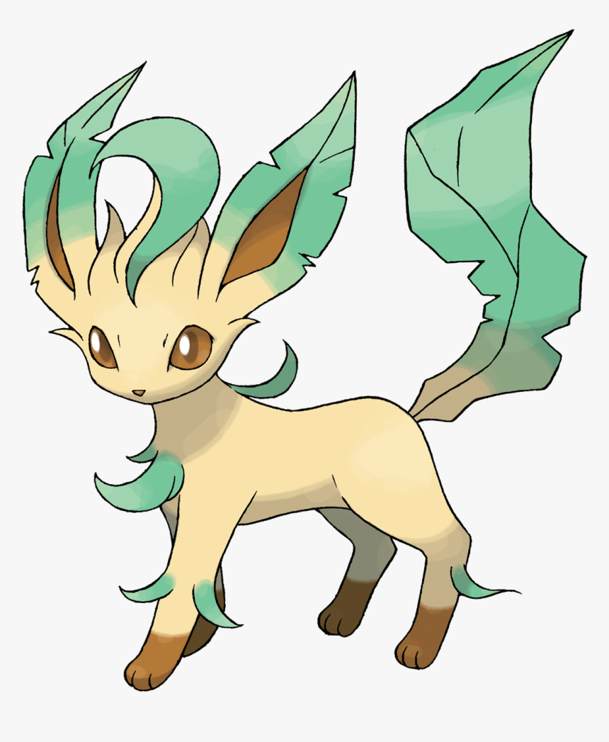 Leafeon - Pokemon Leafeon, HD Png Download, Free Download