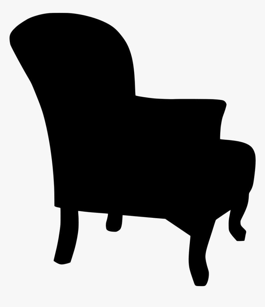 Furniture Silhouette Png -download Png - Chair, Transparent Png, Free Download