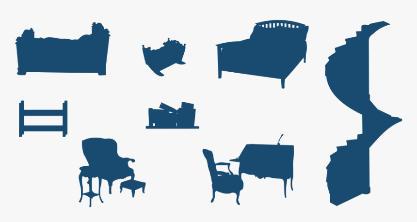 Furniture Silhouettes Svg Clip Arts - Portable Network Graphics, HD Png Download, Free Download