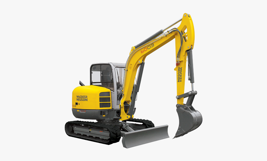 Excavator Png - Wacker 6003, Transparent Png, Free Download