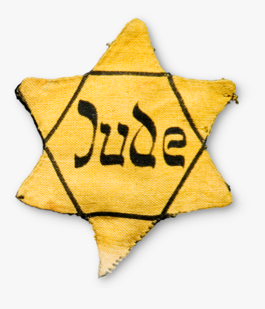 Nazi Jewish Propaganda Png Picture Library Download - Yellow Jewish Star, Transparent Png, Free Download