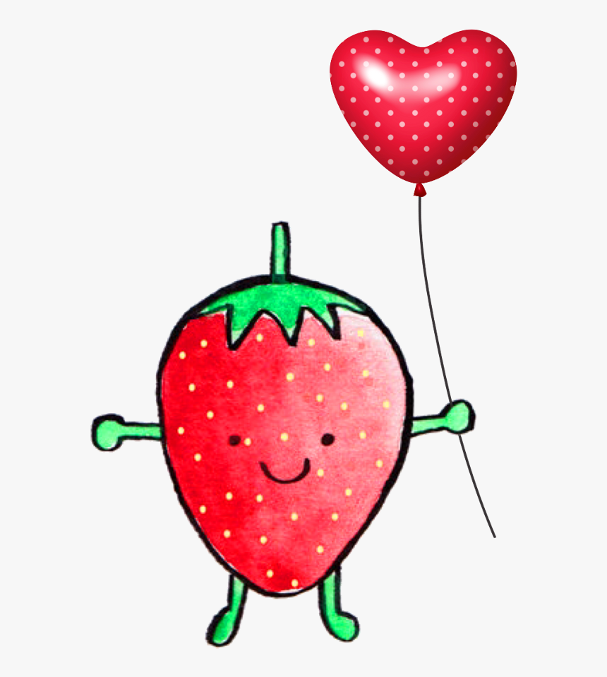 Strawberry Clipart Balloon, HD Png Download, Free Download