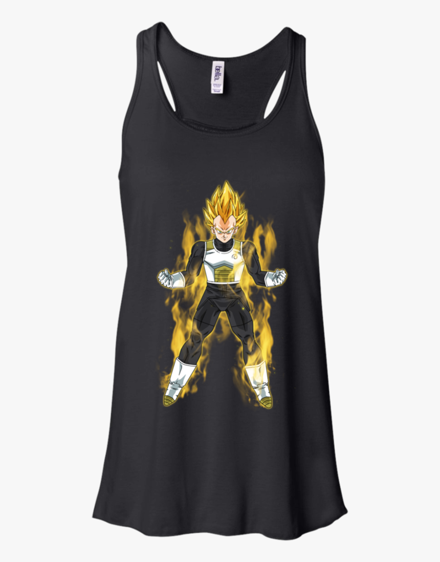 Vegeta Super Saiyan Aura Dragon Ball Men/women Tank - Shirt, HD Png Download, Free Download