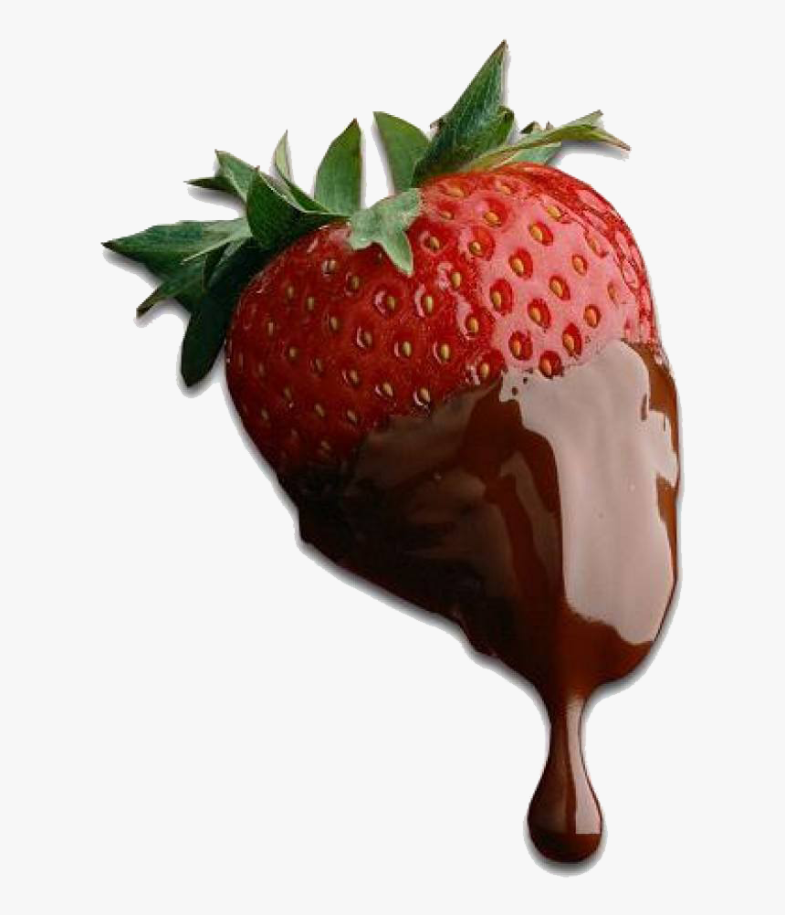 Chocolate Covered Strawberries Melting, HD Png Download, Free Download