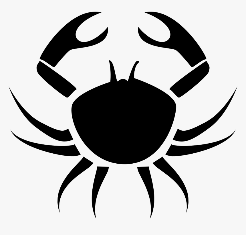 Crabs Clipart Svg Free - Cancer Zodiac Png, Transparent Png, Free Download