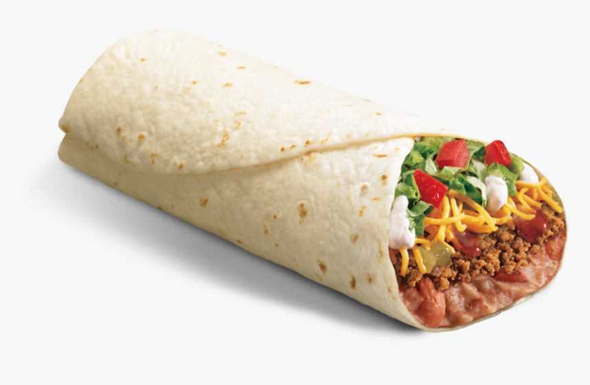 Download Burrito Png Free Download - Taco Bell Burrito Png, Transparent Png, Free Download