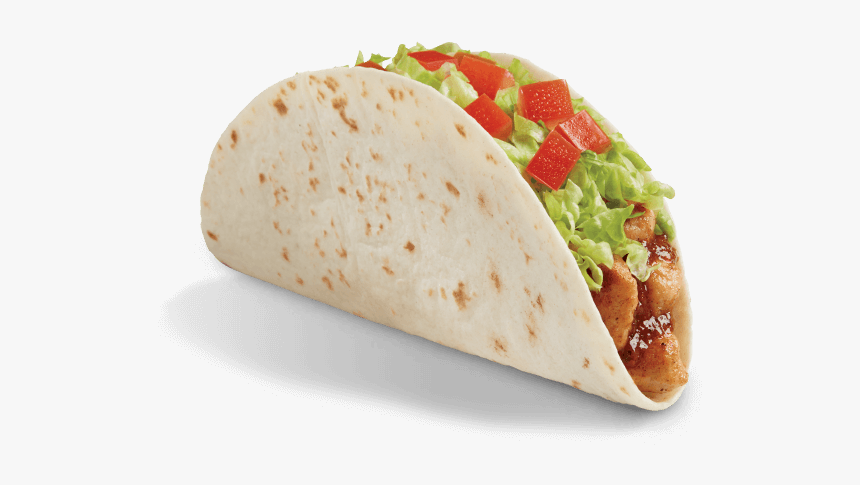 Burrito Clipart Chicken Wrap - Del Taco Salsa Chicken Taco, HD Png Download, Free Download