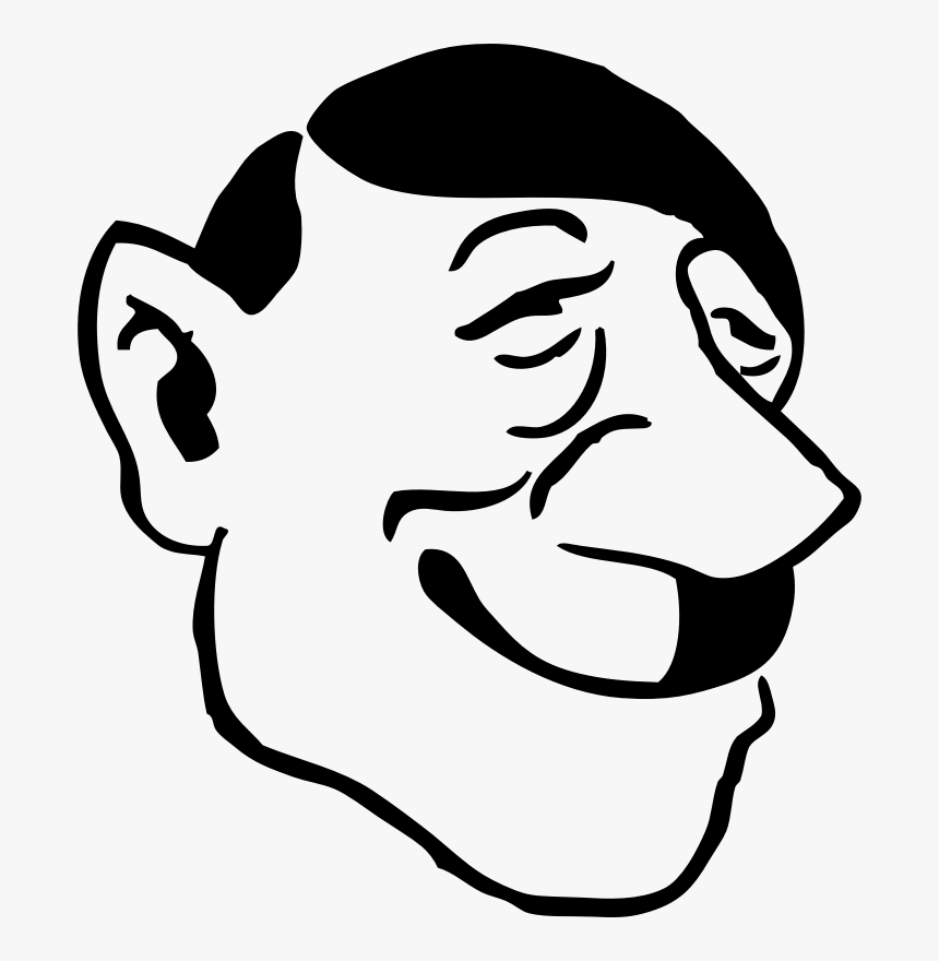 Adolf Hitler Black White Line Art 555px - Adolf Hitler Line Art, HD Png Download, Free Download