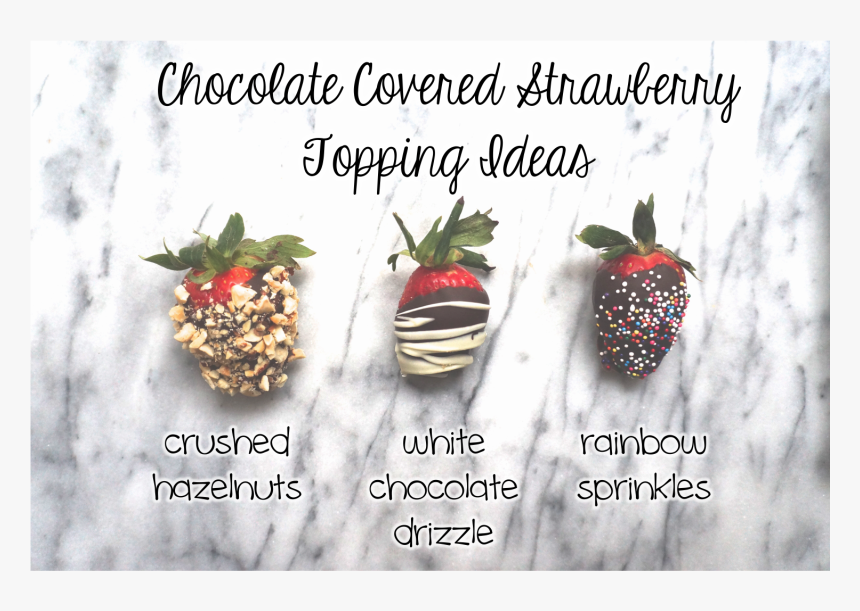 Chocolate Covered Strawberry Topping Ideas - Strawberry, HD Png Download, Free Download