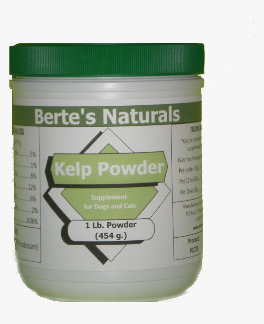 Berte"s Sea Kelp Powder - Plastic, HD Png Download, Free Download