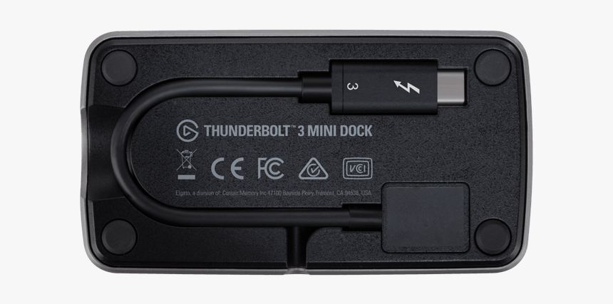 Elgato Thunderbolt 3 Mini Dock - Corsair Thunderbolt 3 Dock 10dab9901, HD Png Download, Free Download