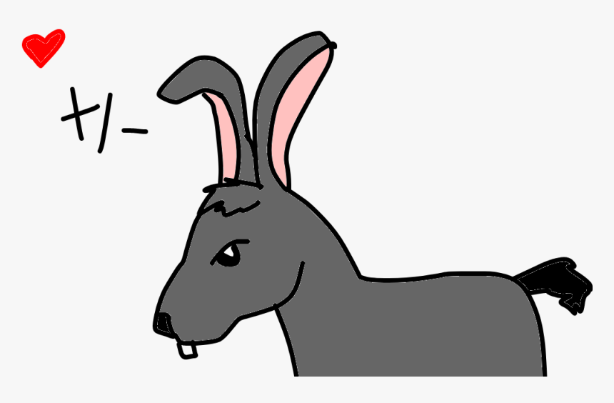 Antelope Jackrabbit Clipart , Png Download - Cartoon, Transparent Png, Free Download