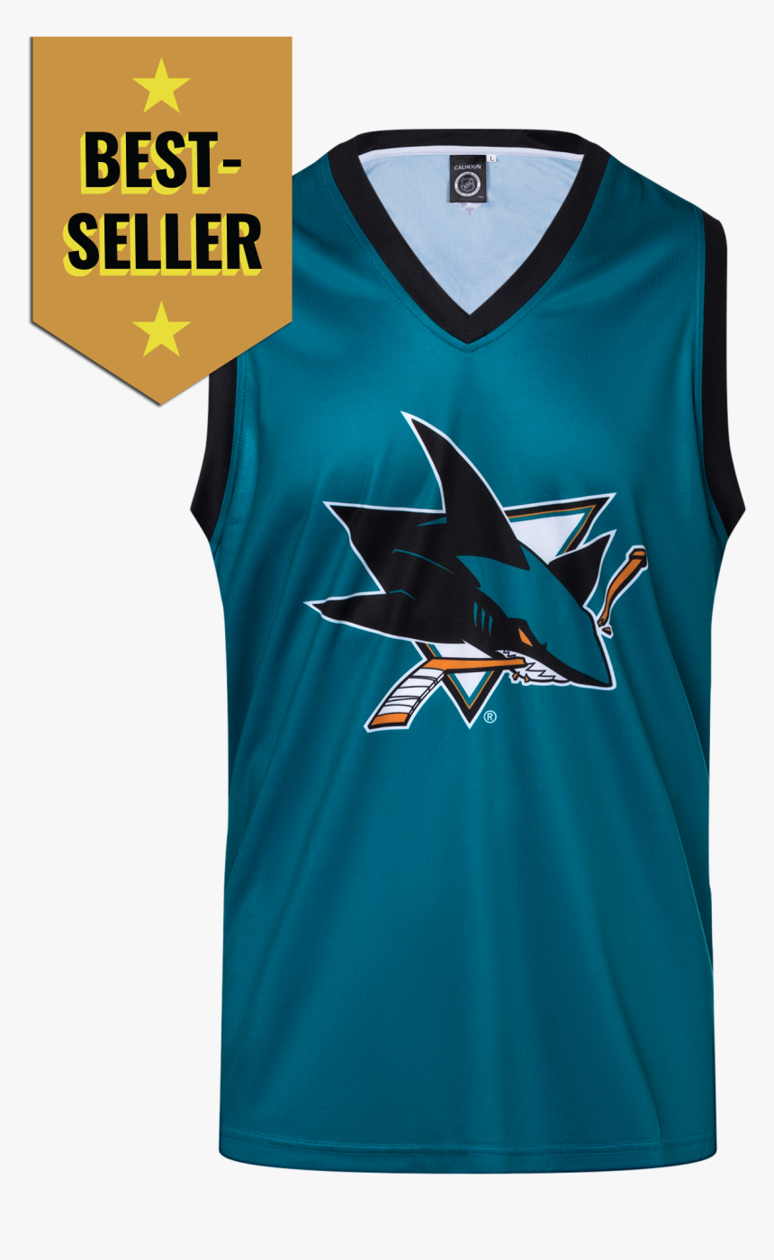 San Jose Sharks Hockey Tank"
 Class= - San Jose Sharks Hockey Tank, HD Png Download, Free Download