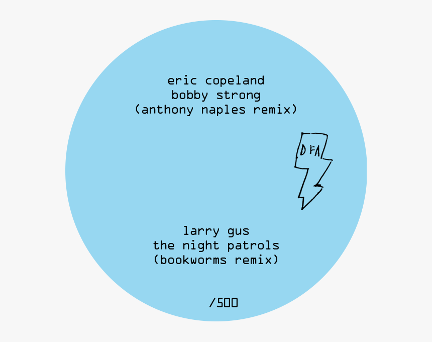 Eric Copeland Larry Gus (boookworms Remix) Split 12" - Circle, HD Png Download, Free Download