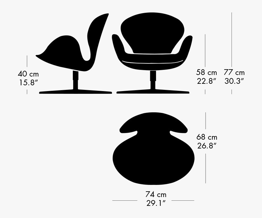 Energy Label - Swan Chair Top View, HD Png Download, Free Download