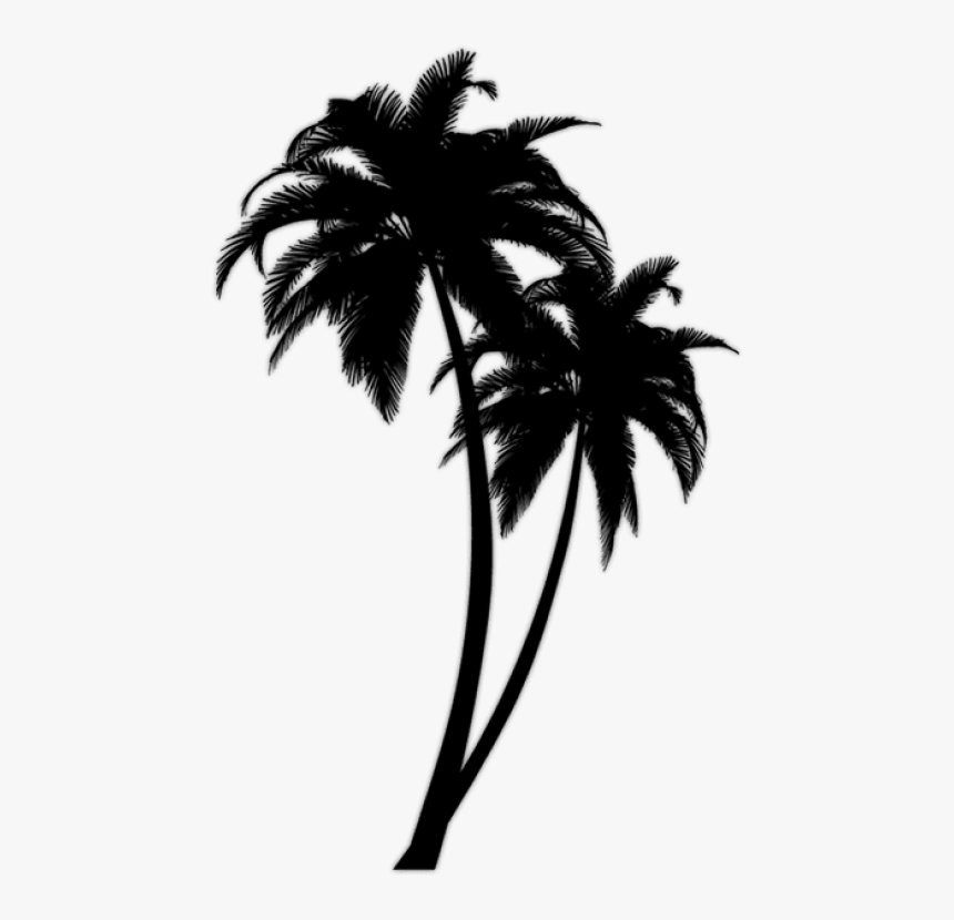 Free Png Download Black Palm Tree Png Images Background - Black Palm Tree Png, Transparent Png, Free Download