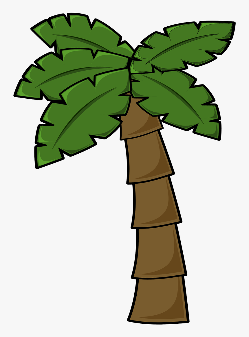 Clipart Brighter Palm Tree - Jungle Tree Clipart, HD Png Download, Free Download