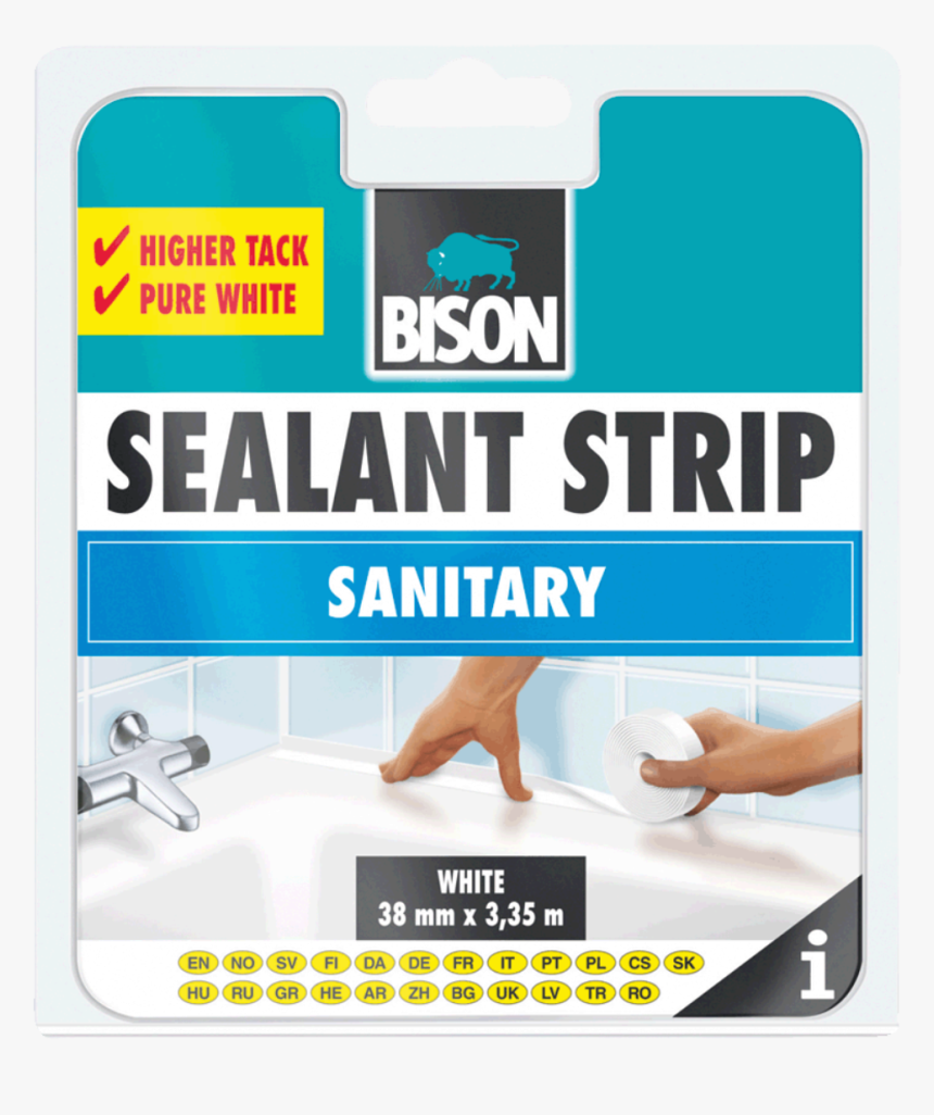 Sealant Strip Sanitary - Bison Sealant Strip Sanitary, HD Png Download, Free Download