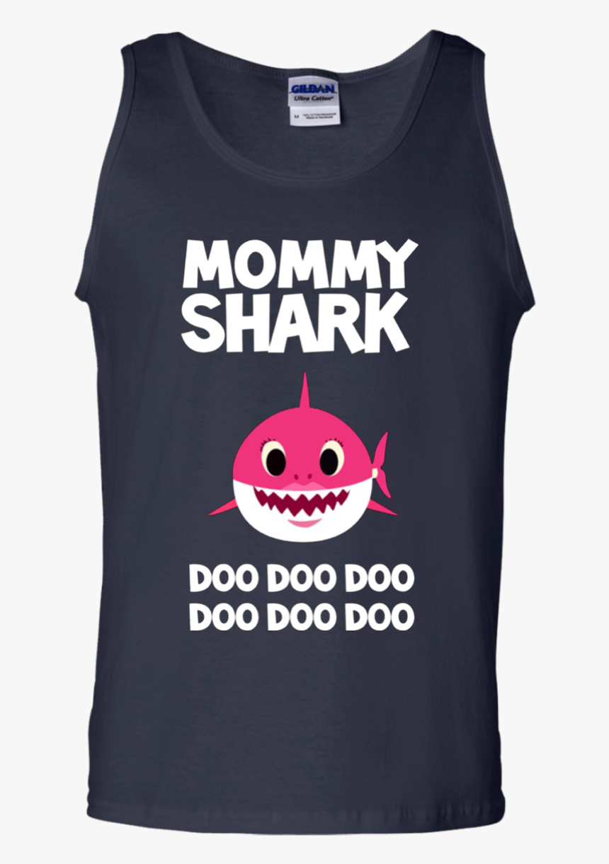 Mommy Shark Tank Top - Sleeveless Shirt, HD Png Download, Free Download