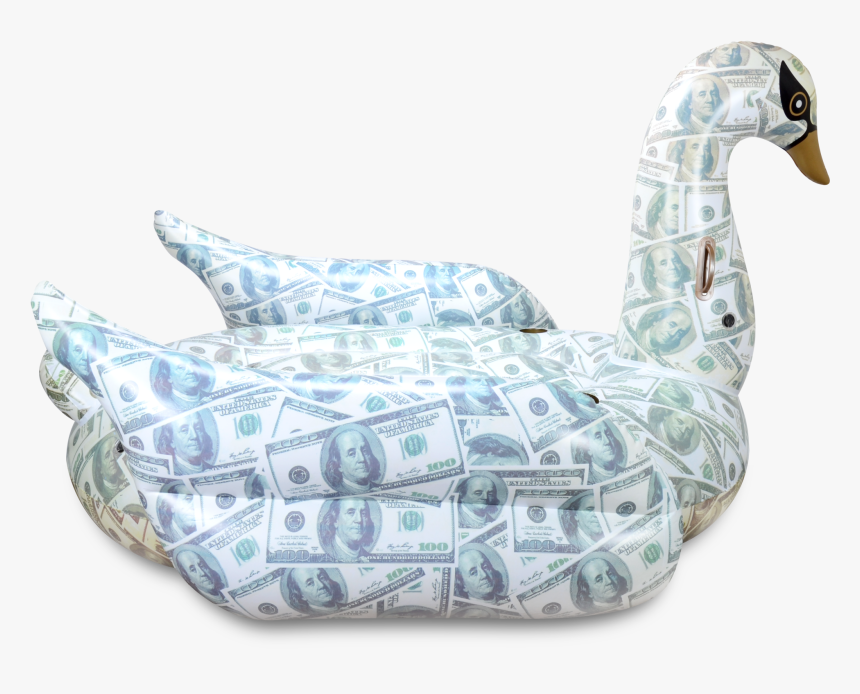 100 Dollar Bill Swan Float, HD Png Download, Free Download