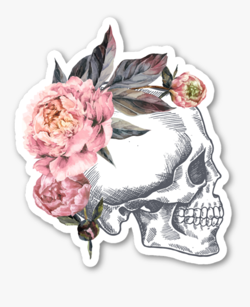 #flores #calavera #flor #png #pngtumblr #edit - Imagenes De Calavera De Flores, Transparent Png, Free Download