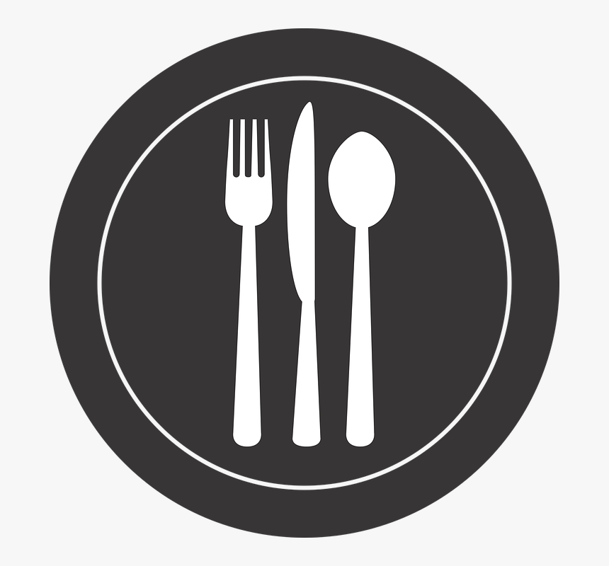 Silverware, Plate, Fork, Spoon, Dinnerware, Place - Spoon Fork And Plate Png, Transparent Png, Free Download