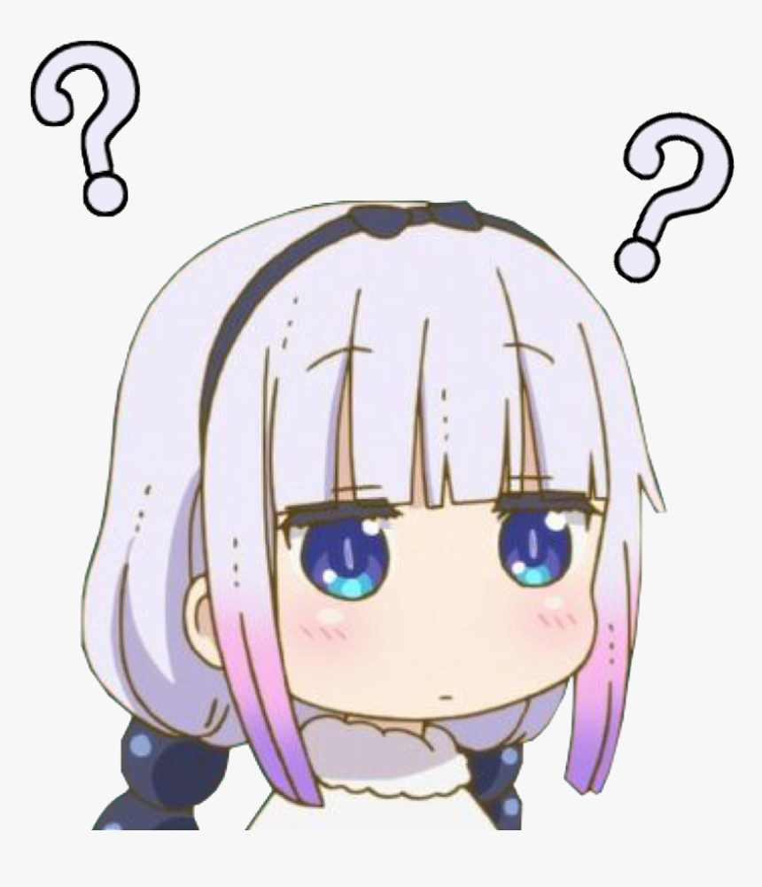 Kanna Confused Discord Emoji - Transparent Anime Discord Emojis, HD Png Download, Free Download