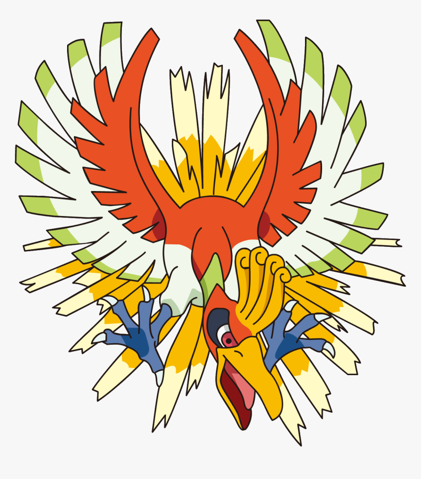 Ho Oh Pokemon Movie - Pokemon Ho Oh Png, Transparent Png, Free Download