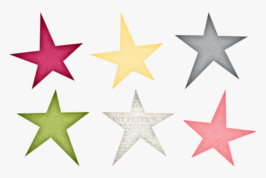 5 Gold Star Vector - Transparent Background 4 Stars, HD Png Download, Free Download