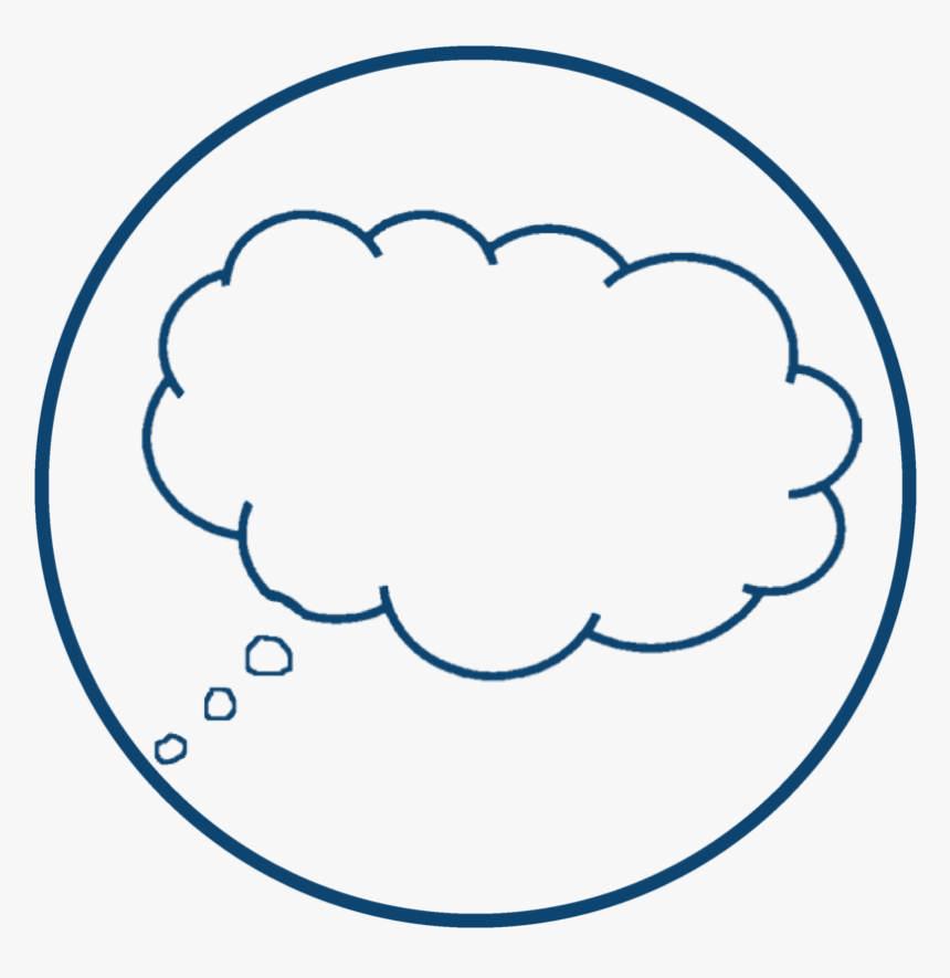 Transparent Vision Icon Png - Thought Bubble Png, Png Download, Free Download