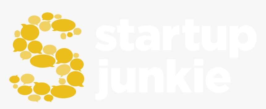 Startup Junkie Logo White With Yellow S - Poster, HD Png Download, Free Download